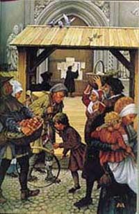 Sixteenth century market - Germany